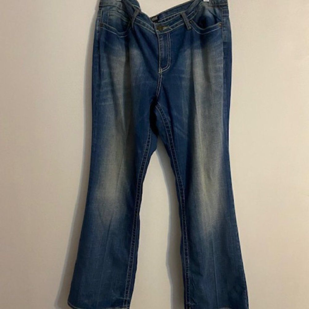 A.n.a. 5 pocket bootcut jeans, size 14